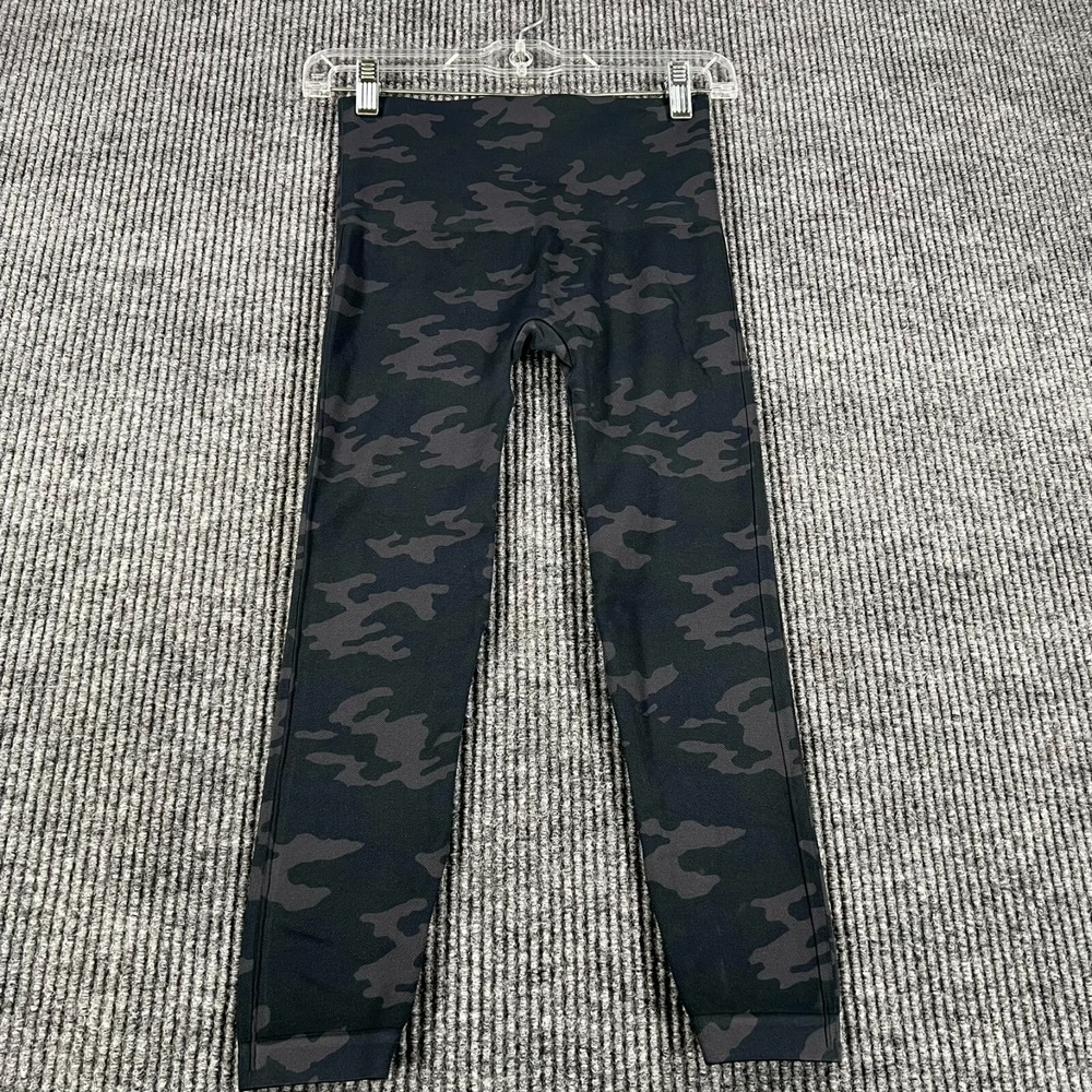 Spanx Leggings Womens Medium Black Workout‎ Activewear Gym Run Yoga Lift Casual